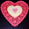 Valentine’s Cookies double hearts
