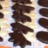 Chocolate-Vanilla shortbread cookie
