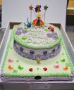 Thinkerbell custom cake